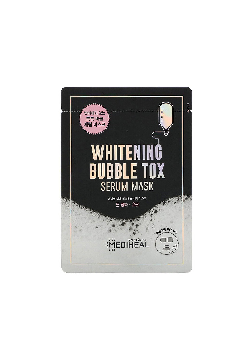 Whitening Bubble Tox Serum Mask, 1 Sheet, 21 ml