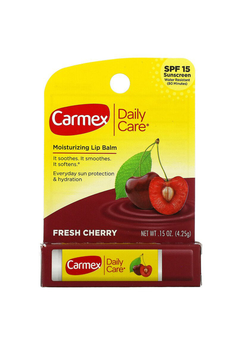 Daily Care, Moisturizing Lip Balm, Fresh Cherry, SPF 15, 0.15 oz (4.25 g)