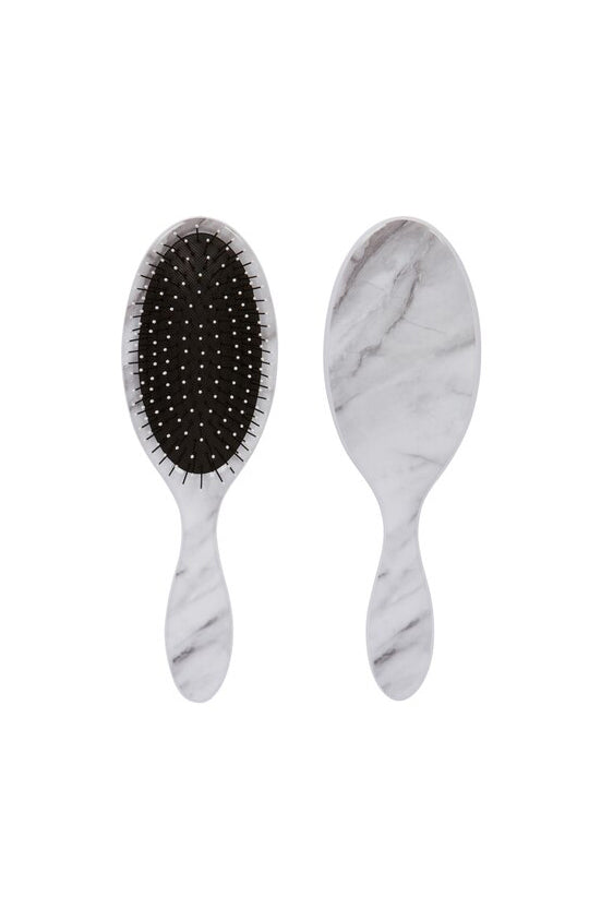 Hair Detangler: Wet-N-Dry Brush (Black/White Marble)