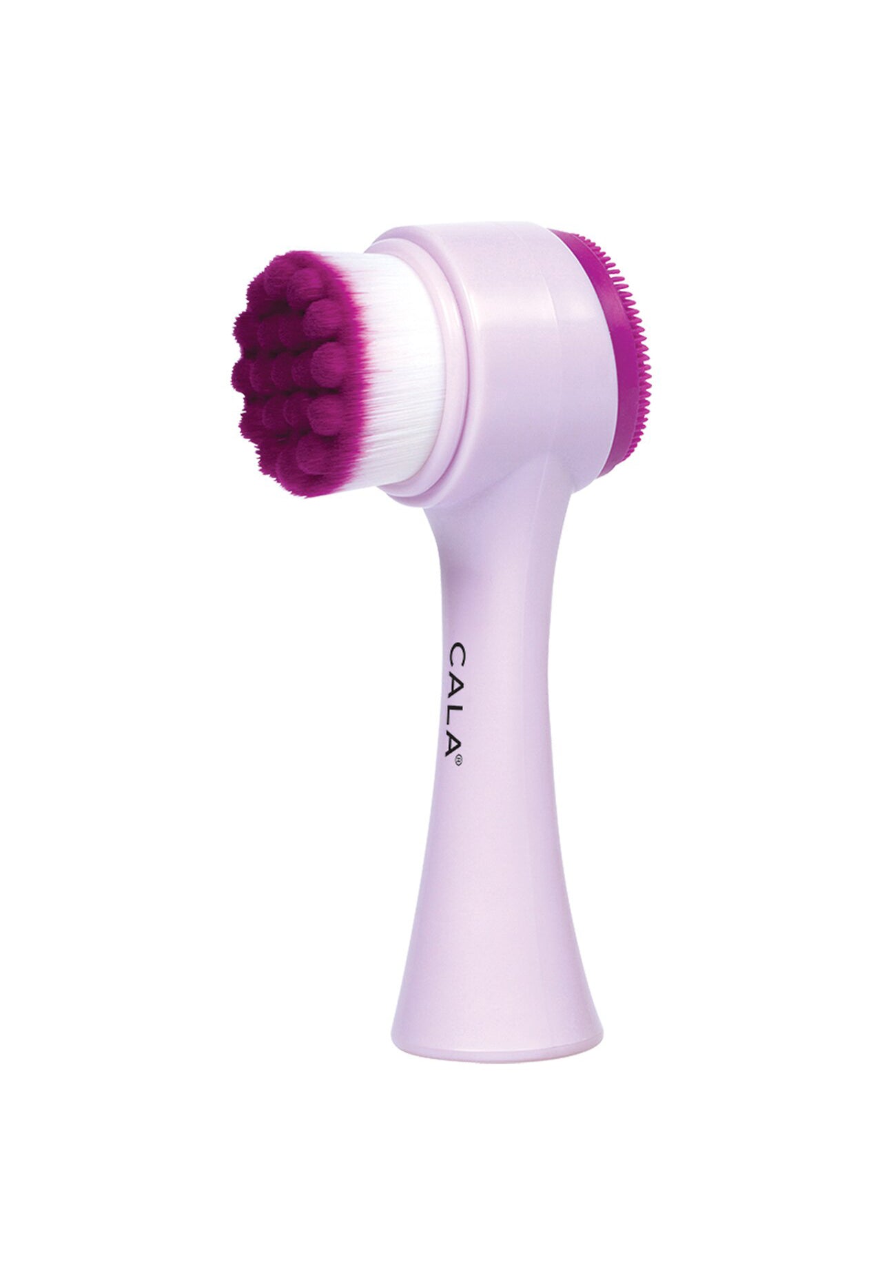 Dual-Action Facial Cleansing Brush (Purple)