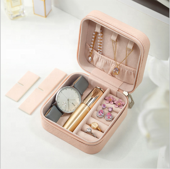 Travel Jewelry Box - Small (Baby Pink)