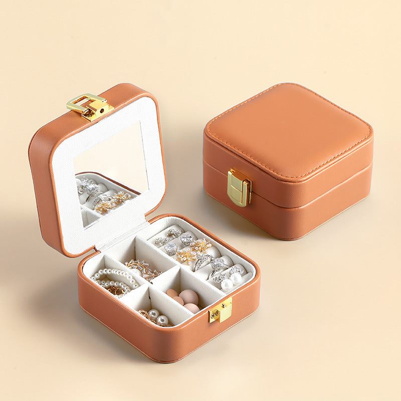 Travel Jewelry Box - Small (Brown)