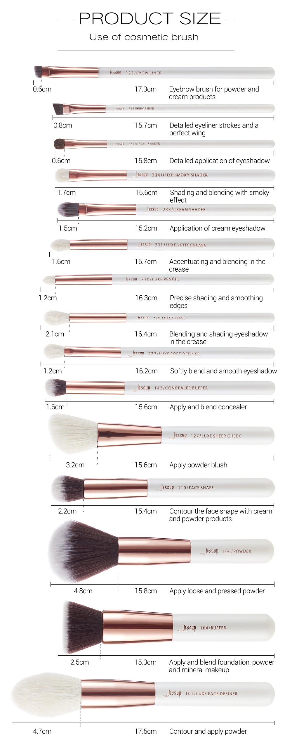 Professional Makeup Brush Set 15PCS - Prive Accessories