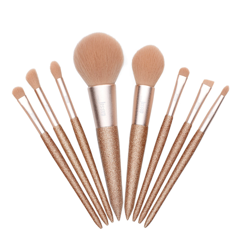 Shining Party Brushes Set (Gold) - Prive Accessories