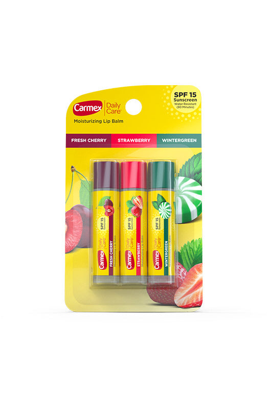 Daily Care Moisturizing Lip Balm, Variety Pack Sticks