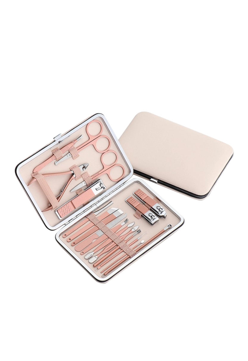 18PCS Stainless Steel Grooming Set with Case