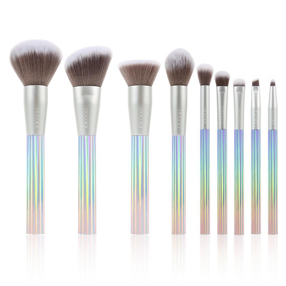 9PCS Makeup Brush Set Aurora with FREE Bag