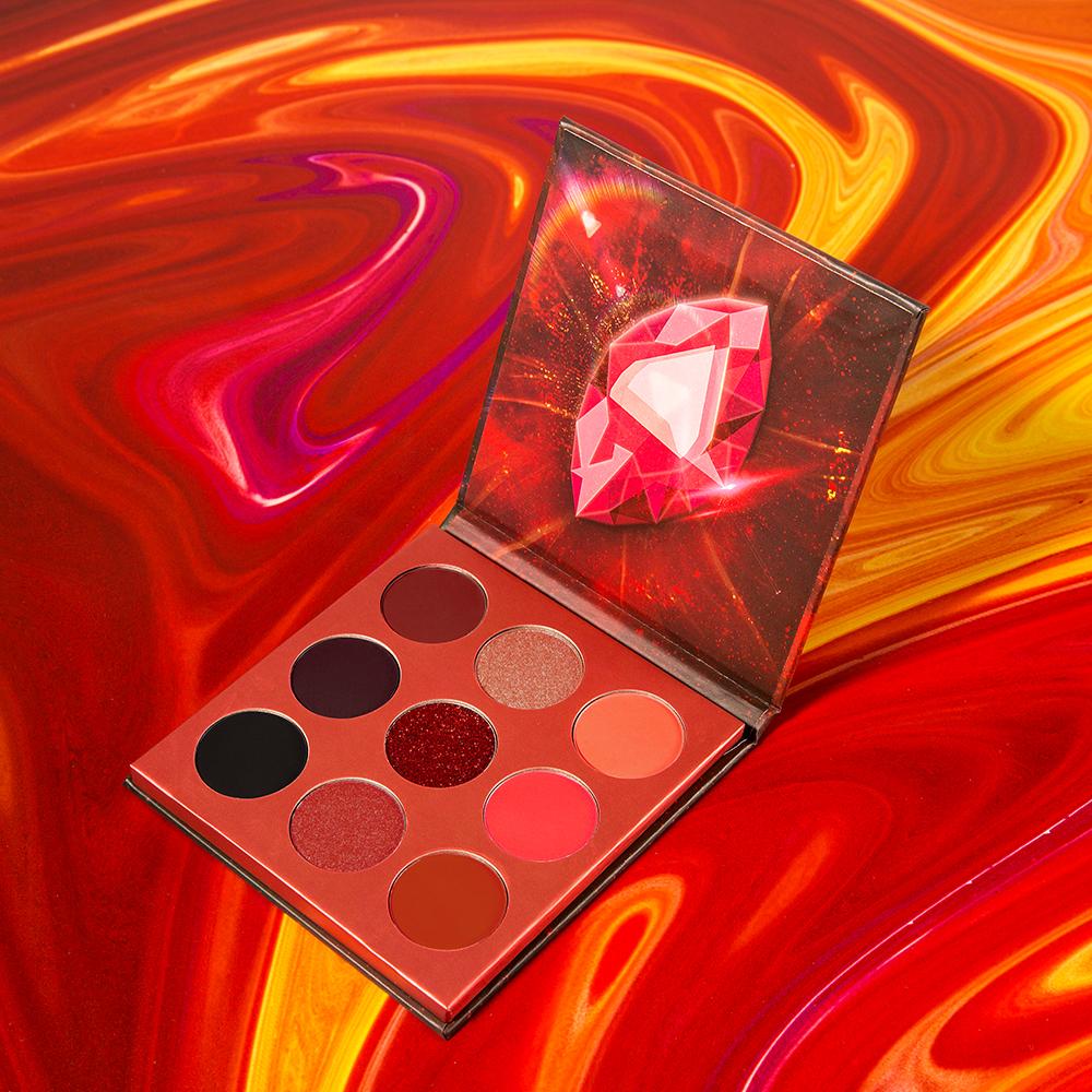 Gemstone Collection - 9 Colors Shadow Palette (REALITY)- RED series