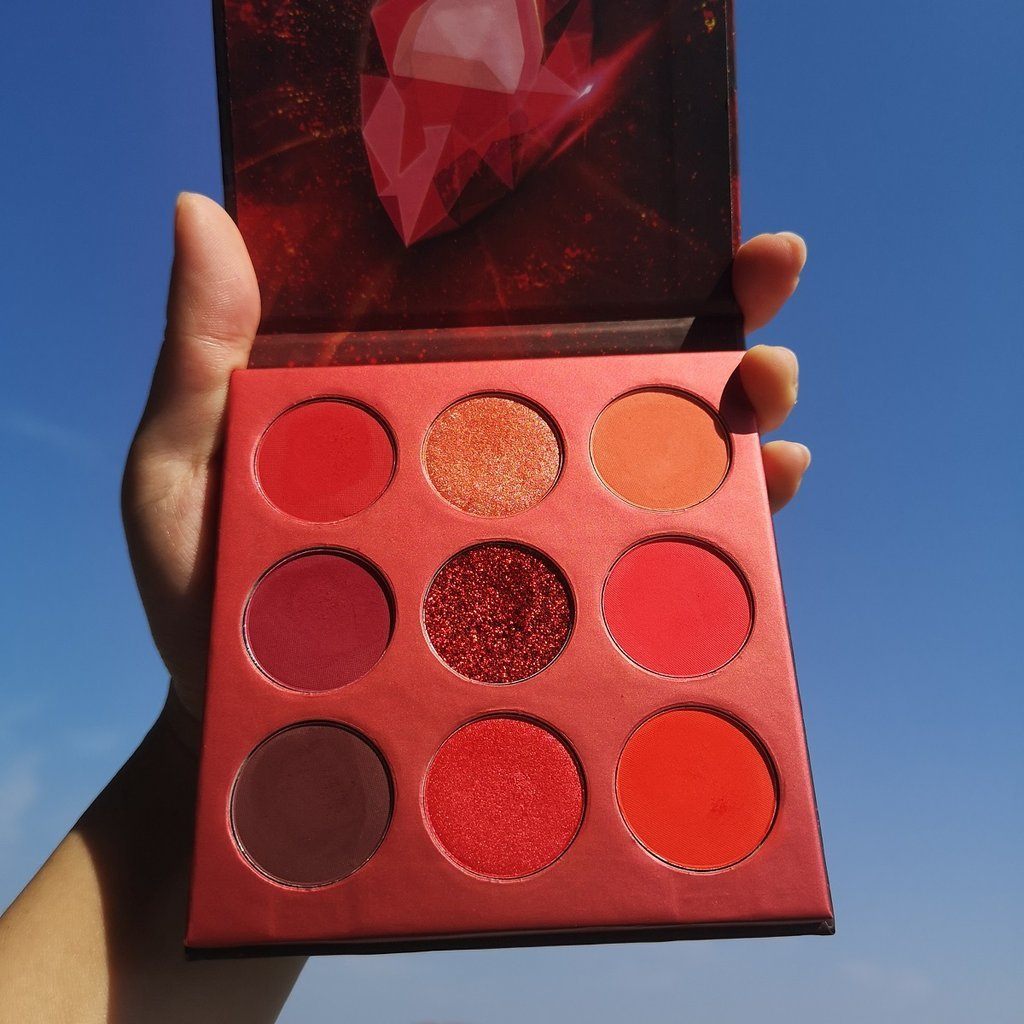 Gemstone Collection - 9 Colors Shadow Palette (REALITY)- RED series